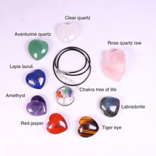 Load image into Gallery viewer, Natural crystal quartz Seven Chakra Crystal Love gemstone Healing stone mineral specimen box Collection