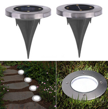 Load image into Gallery viewer, 4-LED Solar Power Light Inground Buried Lamp Outdoor Path Way Garden Lawn Light