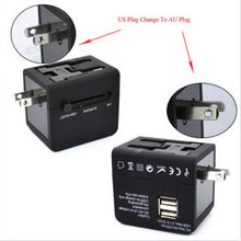 Load image into Gallery viewer, Universal Travel Adapter Power Adapter Electric Plugs Sockets Adapter Converter USB Travel Socket Plug Power Charger Converter