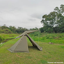 Load image into Gallery viewer, Flame-retardant Pyramid Hot Tent Outdoor Camping Waterproof Teepee Tent 1 Person Tipi Tent Winter Stove Tent with Snow Skirt