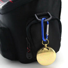 Load image into Gallery viewer, Camping Hiking compass Portable Brass Pocket Golden Navigation for Outdoor Activities Pointing Guide