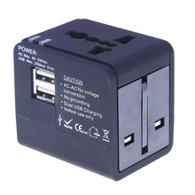 Load image into Gallery viewer, Universal Travel Adapter Power Adapter Electric Plugs Sockets Adapter Converter USB Travel Socket Plug Power Charger Converter