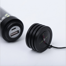 Load image into Gallery viewer, Solar Power LED Flashlight Multi-Functional Safety Hammer Torch Light USB Power Bank Magnet Survival Tool Emergency Light