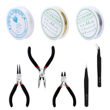 Load image into Gallery viewer, Alloy Accessories Jewelry Findings Set Jewelry Making Tools Copper Wire Open Jump Rings Earring Hook Jewelry Making Supplies Kit