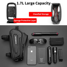 Load image into Gallery viewer, ROCKBROS Bicycle Bag; Waterproof; Touch Screen Cycling; Top Front Frame; 6.5 Phone Case