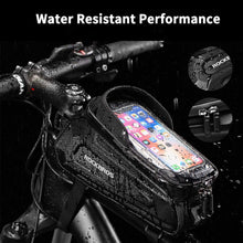 Load image into Gallery viewer, ROCKBROS Bicycle Bag; Waterproof; Touch Screen Cycling; Top Front Frame; 6.5 Phone Case