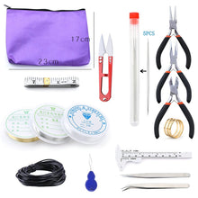 Load image into Gallery viewer, Alloy Accessories Jewelry Findings Set Jewelry Making Tools Copper Wire Open Jump Rings Earring Hook Jewelry Making Supplies Kit