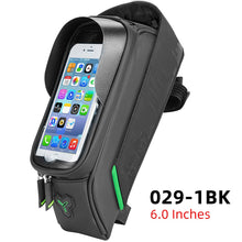 Load image into Gallery viewer, ROCKBROS Bicycle Bag; Waterproof; Touch Screen Cycling; Top Front Frame; 6.5 Phone Case