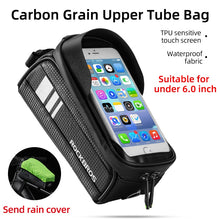Load image into Gallery viewer, ROCKBROS Bicycle Bag; Waterproof; Touch Screen Cycling; Top Front Frame; 6.5 Phone Case