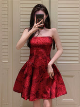 Load image into Gallery viewer, Red for Women Dress Socialite Elegant Dress Tube Top