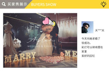 Load image into Gallery viewer, Qixi Confession Valentine's Day Birthday Surprise Proposal Led Letter Lamp Romantic Room Layout Bedroom Decoration Props