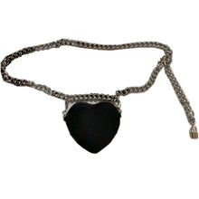 Load image into Gallery viewer, INS Heart Iron Chain Mini Waist Bag Punk Metal Waist Chain Korean Style Detachable Belt Small Bag Decoration Fashion