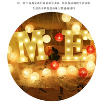 Load image into Gallery viewer, Qixi Confession Valentine's Day Birthday Surprise Proposal Led Letter Lamp Romantic Room Layout Bedroom Decoration Props