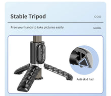 Load image into Gallery viewer, 360 Rotation Following Shooting Mode Gimbal Stabilizer Selfie Stick Tripod Gimbal For iPhone Phone Smartphone Live Photography