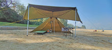 Load image into Gallery viewer, Flame-retardant Pyramid Hot Tent Outdoor Camping Waterproof Teepee Tent 1 Person Tipi Tent Winter Stove Tent with Snow Skirt