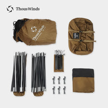 Load image into Gallery viewer, Thous Winds CNC 4-8 Person Family Camping Tent Outdoor Emotional Camp Tent 20D Ripstop Nylon Both Side Silicon Lightweight Tents