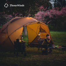 Load image into Gallery viewer, Thous Winds CNC 4-8 Person Family Camping Tent Outdoor Emotional Camp Tent 20D Ripstop Nylon Both Side Silicon Lightweight Tents