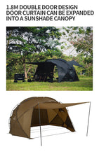 Load image into Gallery viewer, Thous Winds CNC 4-8 Person Family Camping Tent Outdoor Emotional Camp Tent 20D Ripstop Nylon Both Side Silicon Lightweight Tents