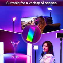 Load image into Gallery viewer, Ulanzi LT002 RGB LED Video Panel Light 7 inch Pocket Fill Light Dimmable 2500-9000K 4000mAh Photography for Live Streaming
