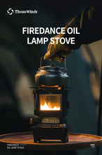 Load image into Gallery viewer, Thous Winds Firedance Oil Lamp Stove Portable Outdoor Camping Lantern Emotion Retro Lights for Picnic Backpack Camping Supplies