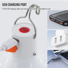 Load image into Gallery viewer, Outdoor USB Rechargeable LED Lamp Bulbs; High Brightness; Emergency Light Hook Up