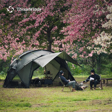 Load image into Gallery viewer, Thous Winds CNC 4-8 Person Family Camping Tent Outdoor Emotional Camp Tent 20D Ripstop Nylon Both Side Silicon Lightweight Tents