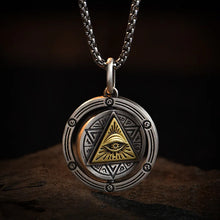 Load image into Gallery viewer, Eye of Horus Necklace Evil Eye Pendant; Ancient Egypt Protection Necklace; Spiritual Amulets