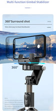 Load image into Gallery viewer, 360 Rotation Following Shooting Mode Gimbal Stabilizer Selfie Stick Tripod Gimbal For iPhone Phone Smartphone Live Photography