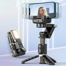 Load image into Gallery viewer, 360 Rotation Following Shooting Mode Gimbal Stabilizer Selfie Stick Tripod Gimbal For iPhone Phone Smartphone Live Photography