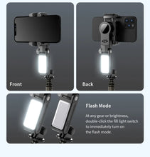 Load image into Gallery viewer, 360 Rotation Following Shooting Mode Gimbal Stabilizer Selfie Stick Tripod Gimbal For iPhone Phone Smartphone Live Photography