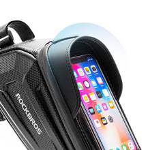 Load image into Gallery viewer, ROCKBROS Bicycle Bag; Waterproof; Touch Screen Cycling; Top Front Frame; 6.5 Phone Case