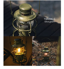 Load image into Gallery viewer, ThousWinds Railroad Camping Lantern Outdoor Lights Emotion Vintage Kerosene Oil Lamp for Travel Picnic Lighting Camping Supplies