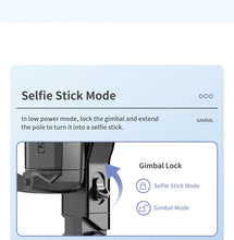 Load image into Gallery viewer, 360 Rotation Following Shooting Mode Gimbal Stabilizer Selfie Stick Tripod Gimbal For iPhone Phone Smartphone Live Photography