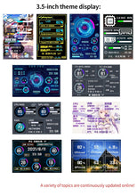 Load image into Gallery viewer, 3.5 / 5 Inch IPS Type-C Secondary Screen Mini Computer USB Display CPU GPU RAM HDD Monitor Freely AIDA64 with Holder Metal Case