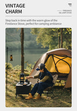Load image into Gallery viewer, Thous Winds Firedance Oil Lamp Stove Portable Outdoor Camping Lantern Emotion Retro Lights for Picnic Backpack Camping Supplies