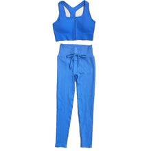 Load image into Gallery viewer, Seamless Workout Yoga Set SportHigh Waist Leggings Crop Top Athletic Outfits For Women Sportswear Sports Bra Running Shorts Sets