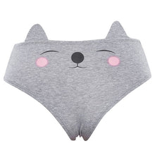 Load image into Gallery viewer, Hot Sesy  1pcs Womens' Cute Underwear Briefs With Cat Ear Cotton Comfortable And Breathable Panty Solid Sexy Lingeries
