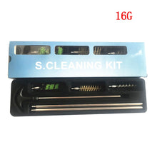 Load image into Gallery viewer, 6Pcs/Set Tactical 12 GA 16 GA 20 GA 410 GA Gauge Hunting Gun Cleaning Set Rod Brush Rifle Pistol Tube Barrel Cleaning Kit Tool