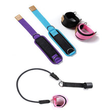 Load image into Gallery viewer, Resistance Bands with Ankle Straps Cuff with Cable for Attachment Booty Butt Thigh Leg Pulley Strap Lifting Fitness Exercise