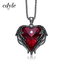 Load image into Gallery viewer, Cdyle Angel Wings Fashion Necklace Crystals from Swarovski Jewelry