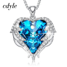 Load image into Gallery viewer, Cdyle Angel Wings Fashion Necklace Crystals from Swarovski Jewelry