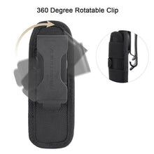 Load image into Gallery viewer, Outdoor Flashlight Pouch Holster 360 Degree Rotatable Clip Torch Cover for Belt Flashlight Holder Hunting Accessories