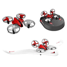 Load image into Gallery viewer, L6082 RC Drone Airplane Hovercraft 3 in 1 Quadcopter Headless Mode Glider Airship 2.4G Multi-functional RC Boat Remote Kids Toys