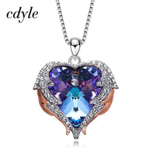 Load image into Gallery viewer, Cdyle Angel Wings Fashion Necklace Crystals from Swarovski Jewelry