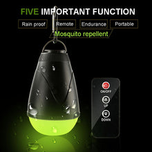 Load image into Gallery viewer, Mini Camping Lights New Night Lights Rainproof Camping Lights Remote Control LED Hook Tent Lights