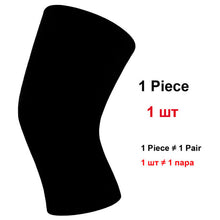 Load image into Gallery viewer, 1 Pcs Knee Support Protector Leg Arthritis Injury Gym Sleeve Elasticated Bandage knee Pad Charcoal Knitted Kneepads Warm