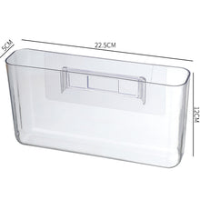 Load image into Gallery viewer, Punch-Free Wall Rack Dormitory Bedside Mobile Phone Storage Box Dormitory Transparent Storage Rack Wall-Mounted Storage Box