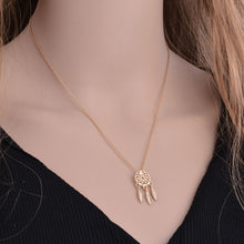 Load image into Gallery viewer, New fashion dream catcher series Jewelry necklace Exquisite alloy hollow pendant necklace Popular chain collares Gifts Women
