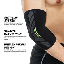 Load image into Gallery viewer, 1 PCS Elbow Brace Compression Support Elbow Sleeve Pad  for Tendonitis Tennis Basketball Volleyball Elbow Protector Reduce Pain