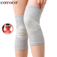Load image into Gallery viewer, 1 Pcs Knee Support Protector Leg Arthritis Injury Gym Sleeve Elasticated Bandage knee Pad Charcoal Knitted Kneepads Warm

